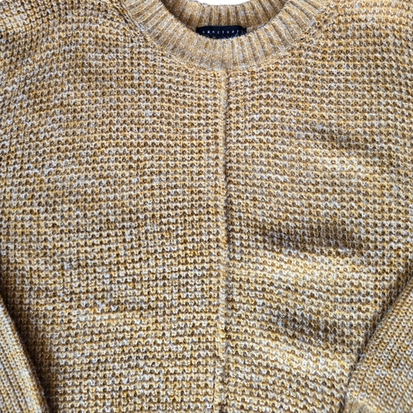 Sanctuary Golden Yellow Oversized Long Sleeve Knit Sweater XL - Picture 9 of 10
